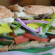 closeup of subway chicken
